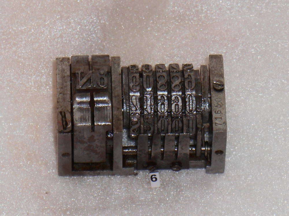 BOSTON | Reverse letterpress numbering machine | 6