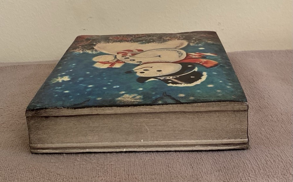 Sid Dickens Memory Tile, T-612 Snowman - SIGNED - RETIRED - NEW (26-)