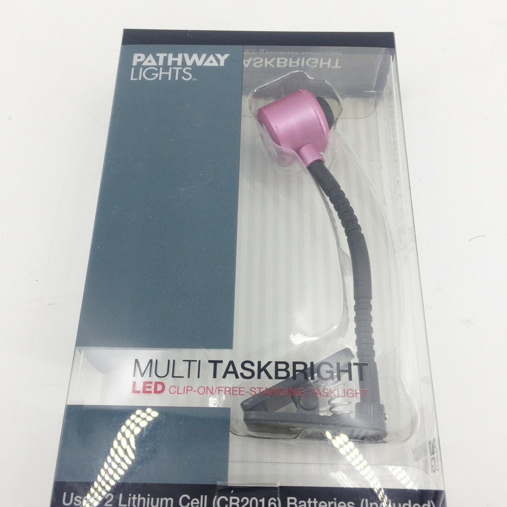 Pathway Lights Multi Task Bright LED Task Light Free Standing or Clip On NEW
