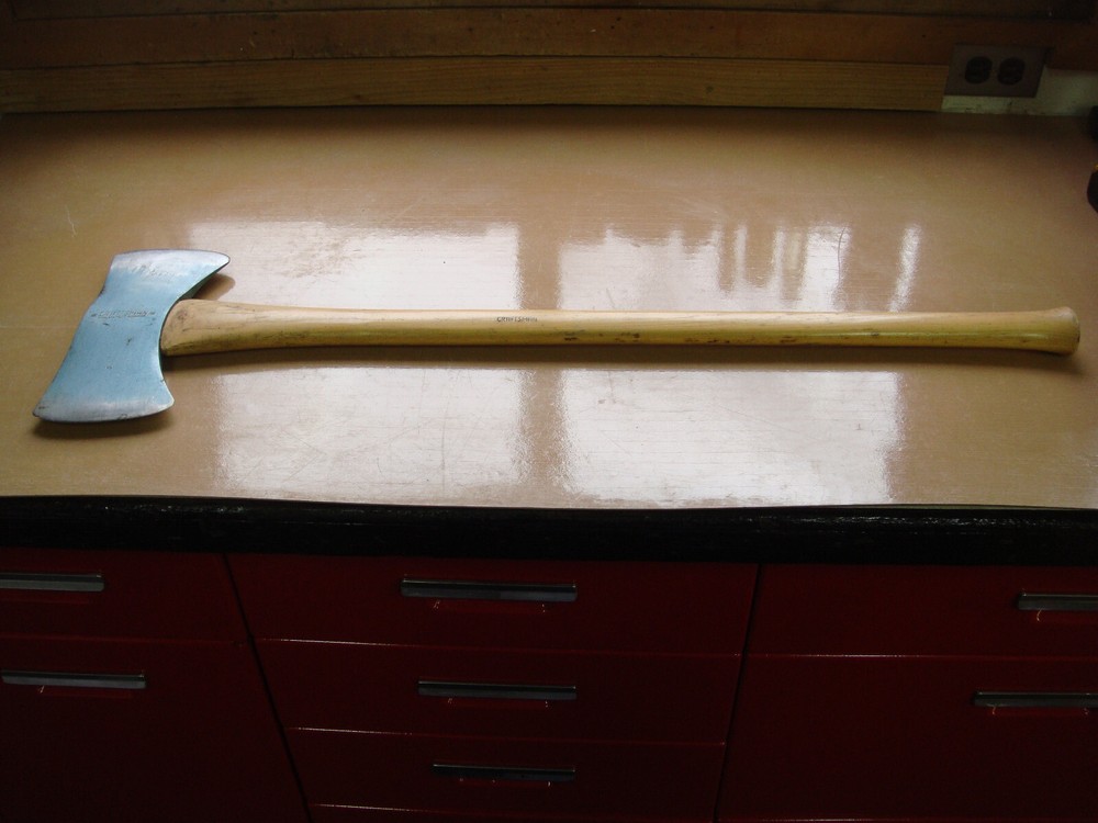 Craftsman Double Bit Axe With Original Oval Handle -- VERY NICE!!