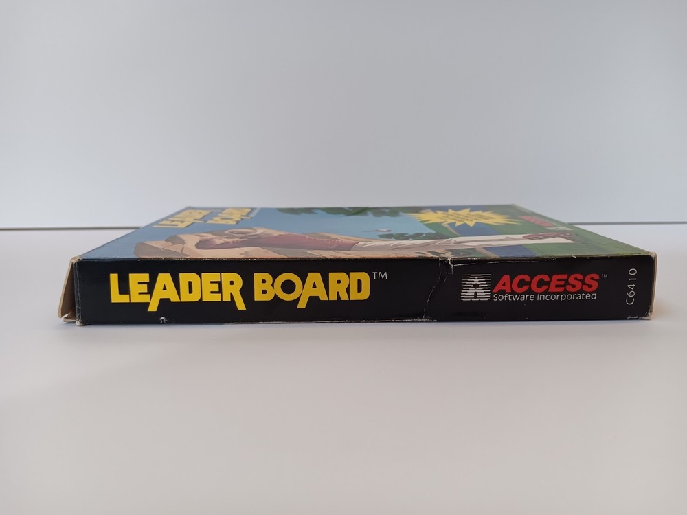 Commodore 64/128 Leader Board Golf Simulator 2 Disks W/Key Software Tested/Works