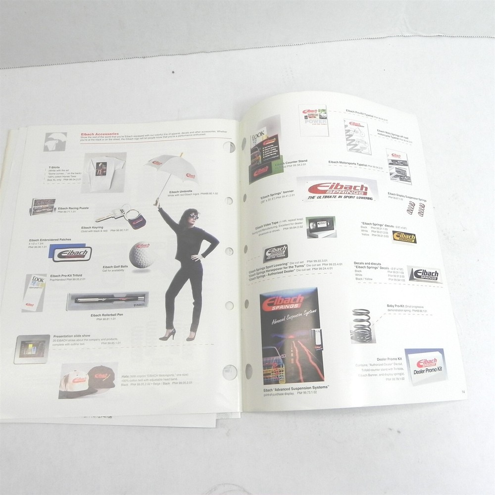 1994 EIBACH LOWERING PERFORMANCE SPRINGS PARTS ACCESSORIES CATALOG FITMENT GUIDE
