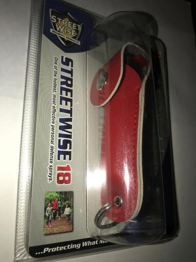 Pepper Spray 1/2 oz in Soft RED Case  Lab Certified 18