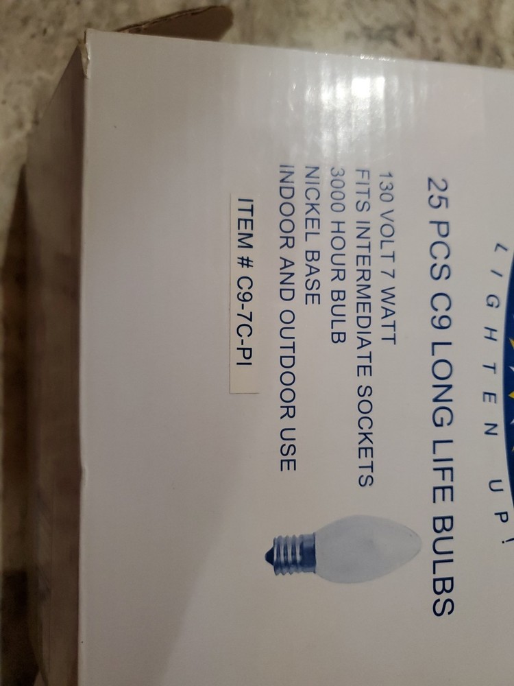 Pack Of 4 White Novelty Christmas Strand Replacement Bulbs