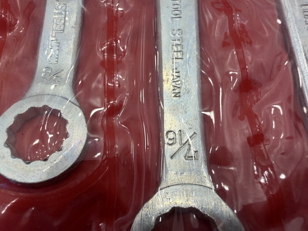VINTAGE *NEW* 1960's Premier 5-piece Combo Box Thin Wrench Set