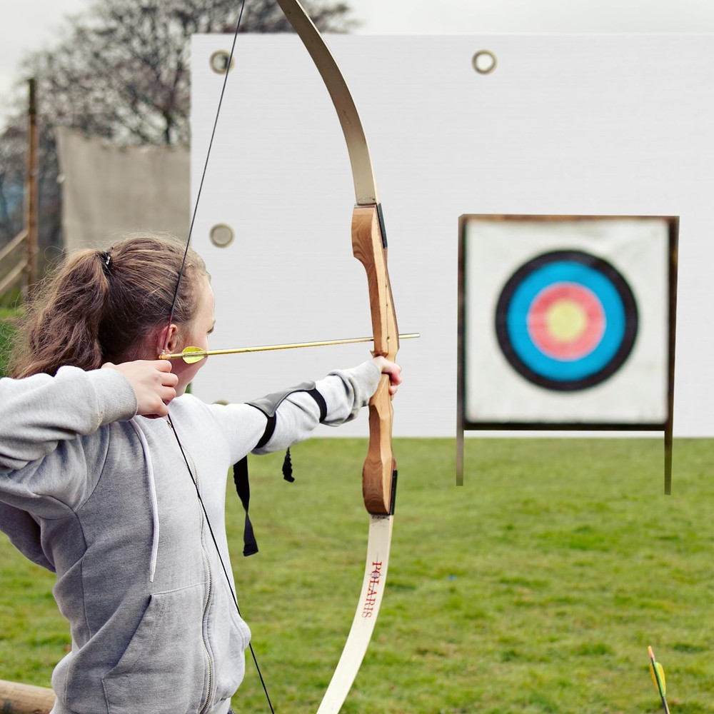 Archery Backstop for Backyard, Heavy Duty Arrow Backstop, Archery Target Back...