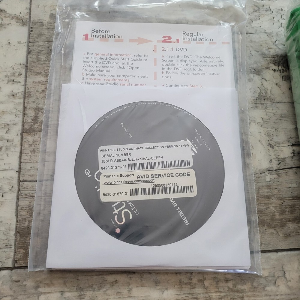 Pinnacle Studio HD Ultimate Collection Version 14 - Open Box NEW Internally