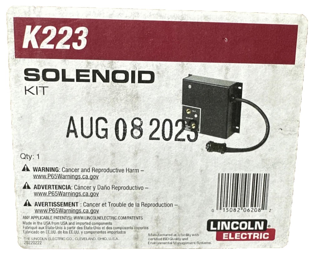 Lincoln Electric K223 SOLENOID KIT.