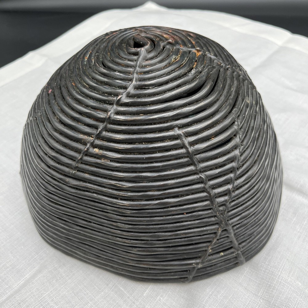 Primitive Tribal Iron Bowl