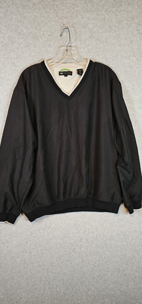 Wedge Medium Black Golf Jacket Long Sleeve