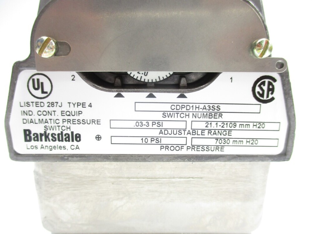 BARKDALE CDPD1H-A3SS .03-3PSI NSNP