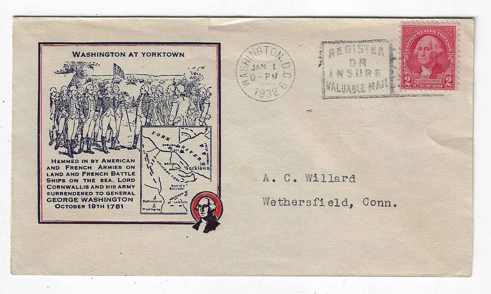 FDC's #704-15 -- Ioor -- Washington Bicentennial
