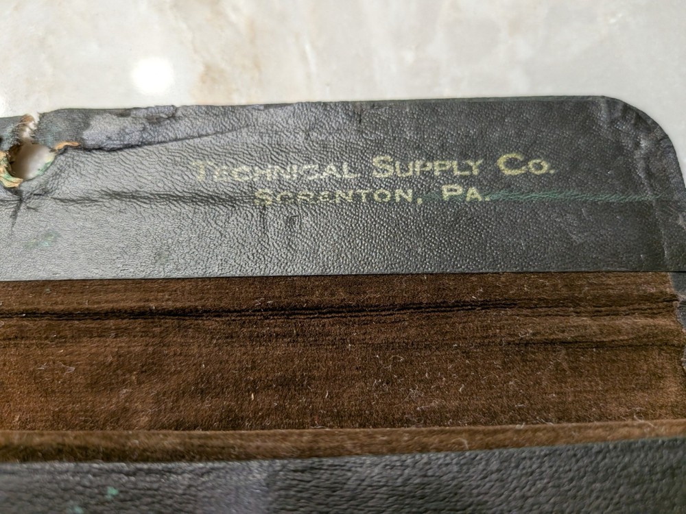 Vintage Drafting Set Compass Kit Technical Supply Co Scranton PA