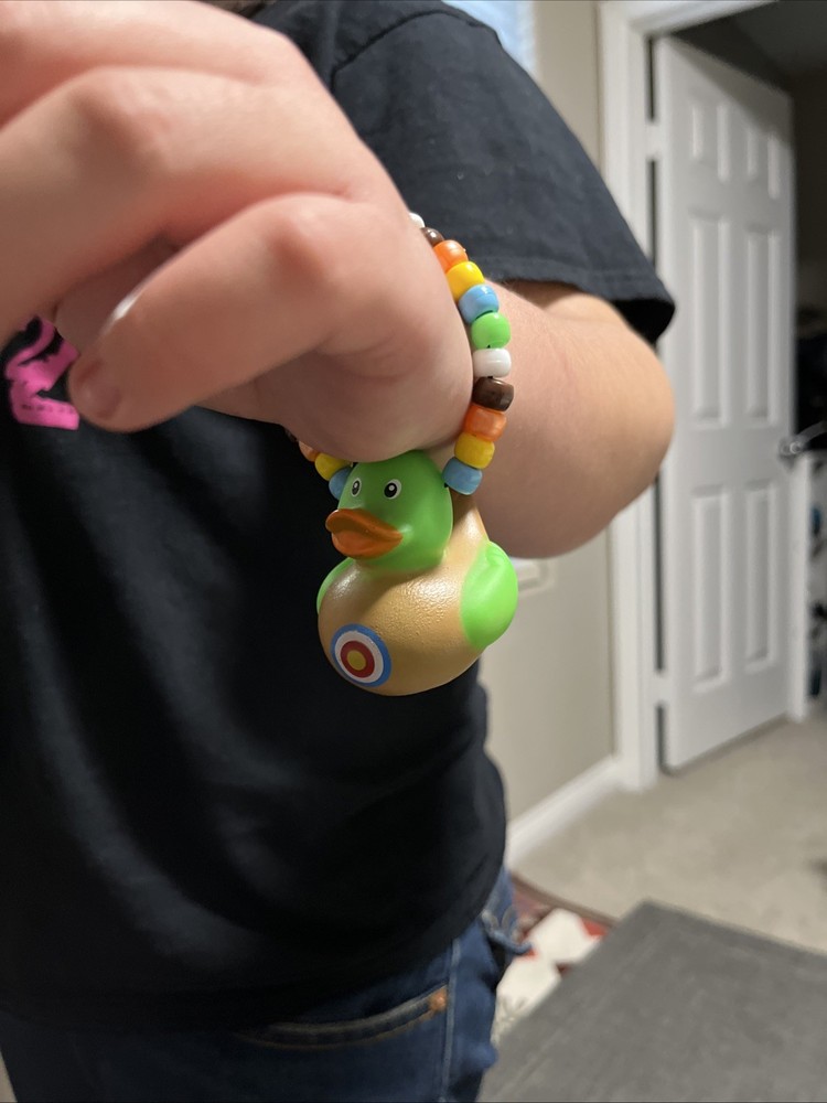 Kandi Rubber Ducky Bracelet