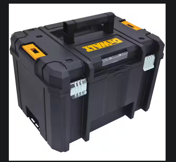 NEW ! DEWALT TSTAK VI 17 in. Stackable Deep Tool Storage Box - DWST17806