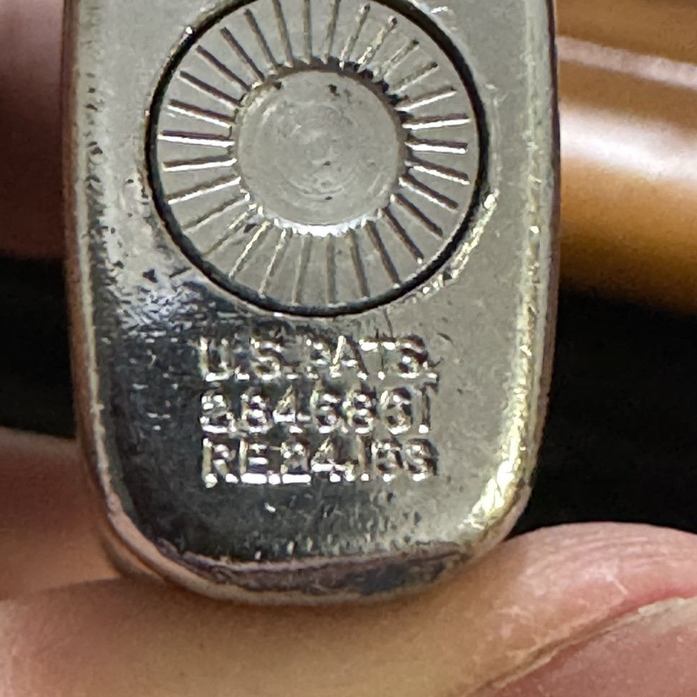 Vintage RONSON Lighter Windproof Atomic Chevron Sputnik Logo