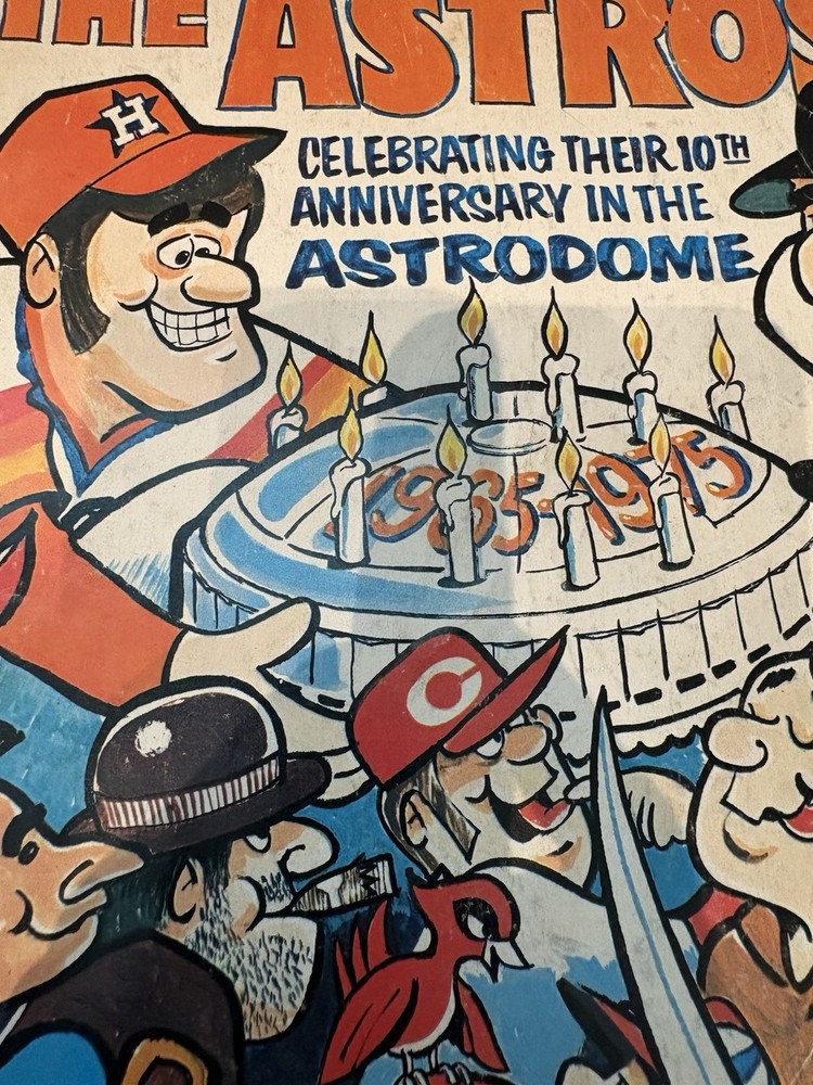 1975 Houston Astros Baseball Program