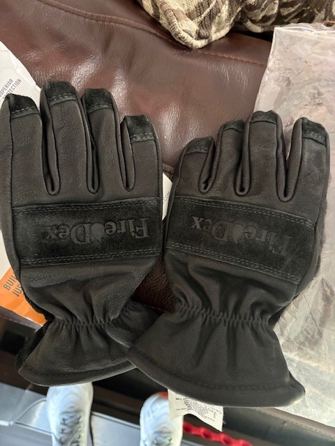 Fire-Dex G2lxl Leather Glove, Gauntlet Cuff