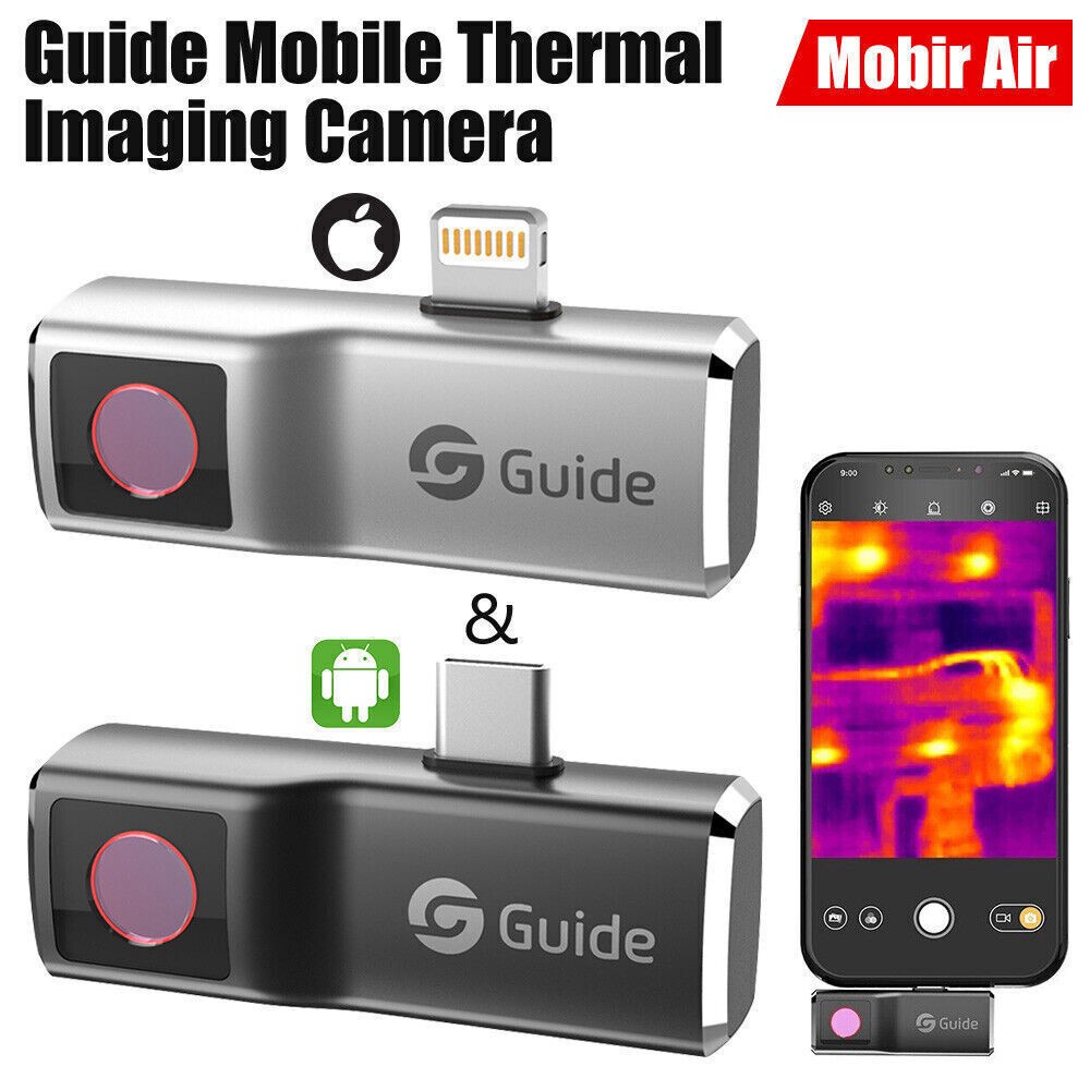 Guide Mobir Air Thermal Imaging Camera for Android Phone Type C IOS Infrared