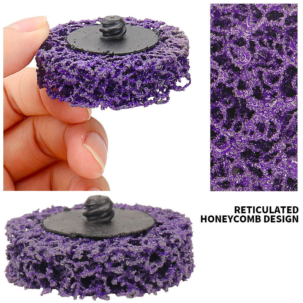 3" Quick Change R Type Easy Strip & Clean Discs for Paint Removal Rust Disc