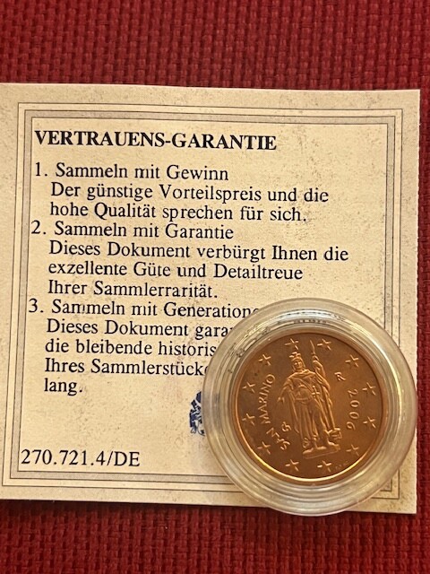 San Marino 2 cent 2006