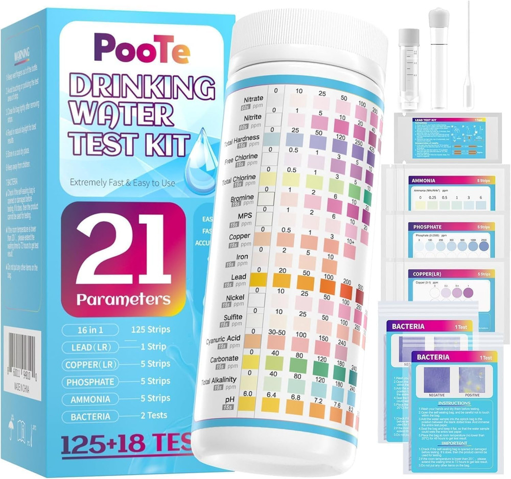 21 in 1 Water Testing Kits for Drinking Water - Accurate Drinking Water Test ...