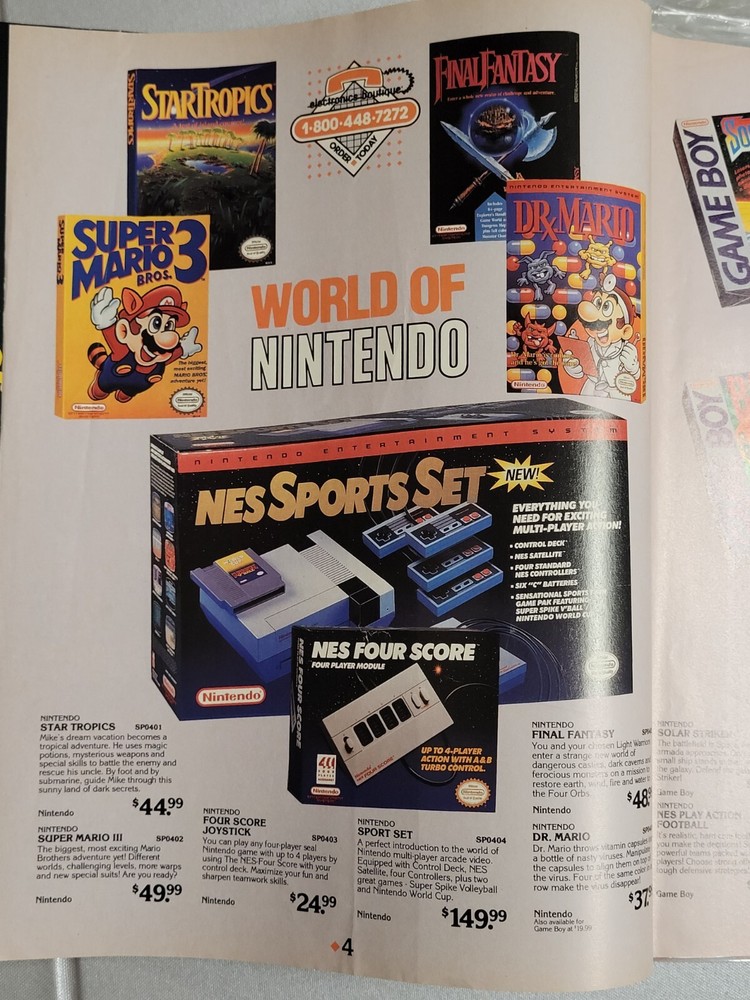 Electronics Boutique Spring Mail Order Catalog (1991) Pre-Owned VG Condition