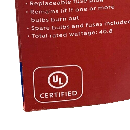 MultiColor Mini Lights String 100 Count WHITE Wire Christmas Incandescent 20'