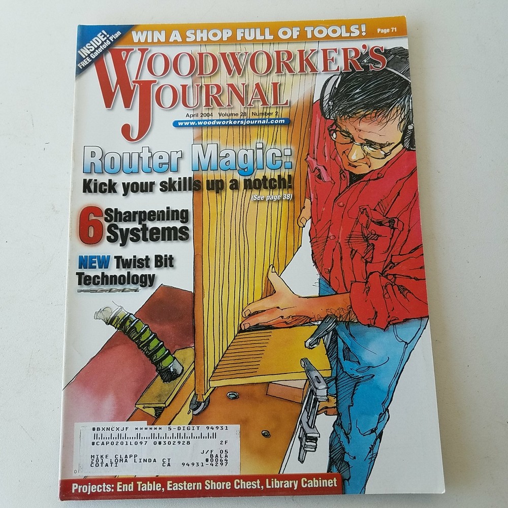 Woodworkers Journal March/April 2004 Volume 28 Number 2