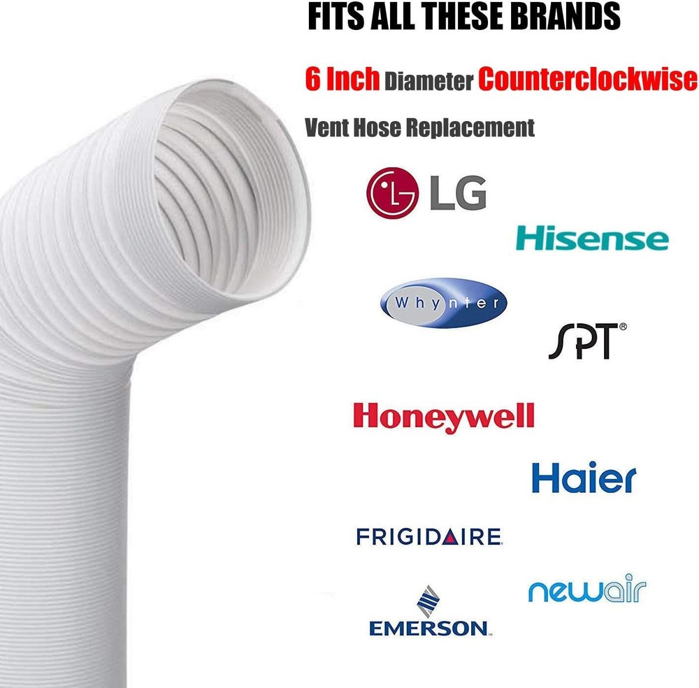 Air Conditioner Hose Portable AC Exhaust Hose with Counter Clockwise Thread