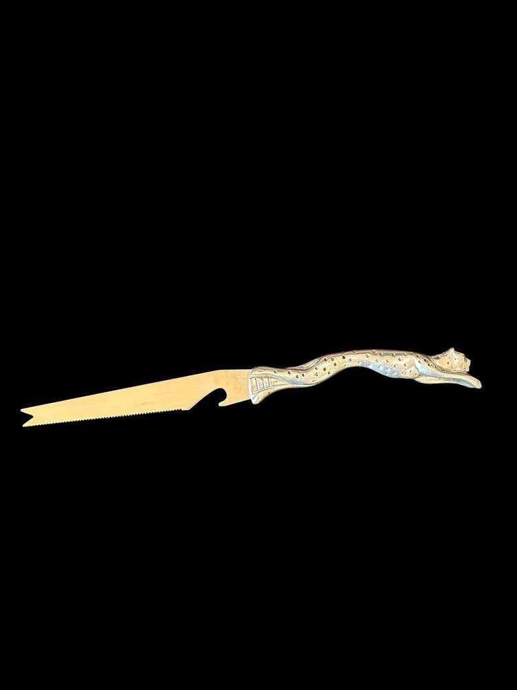 Diana Carmichael African Collection Cheetah Cheeseboard & Knife Set