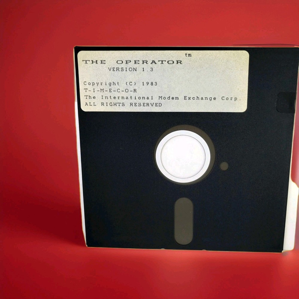 Apple II Software The Operator V1.3 Timecore1983 International Modem Exchange