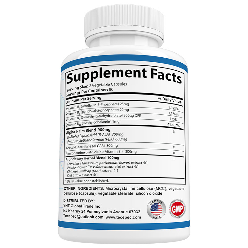 Premium Sciatic Nerve Support Formula – 120 Capsules