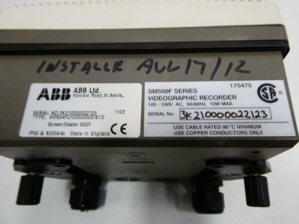 Abb SM504FC/C000000E/STD Sm500f Videographic Chart Recorder