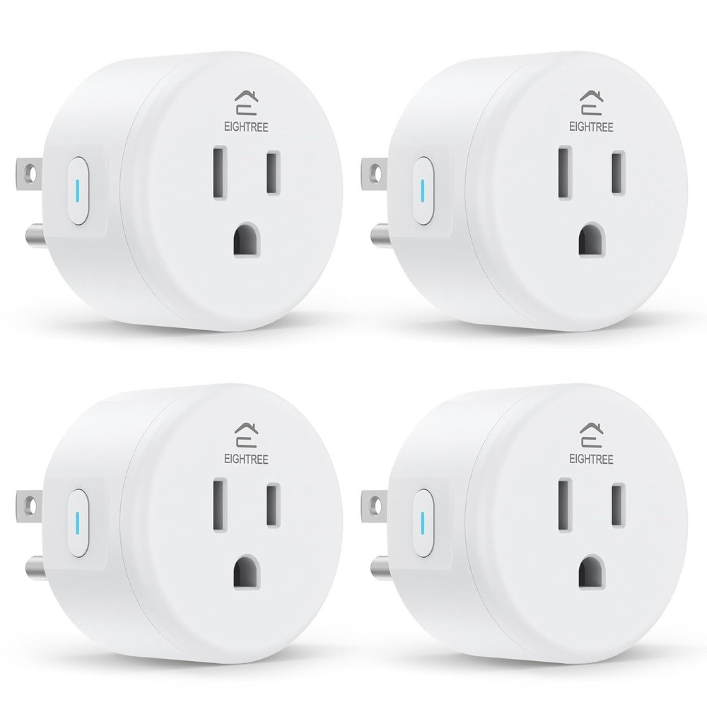 Compact WiFi Smart Plug with Timer Function – Voice Control & Remote Access