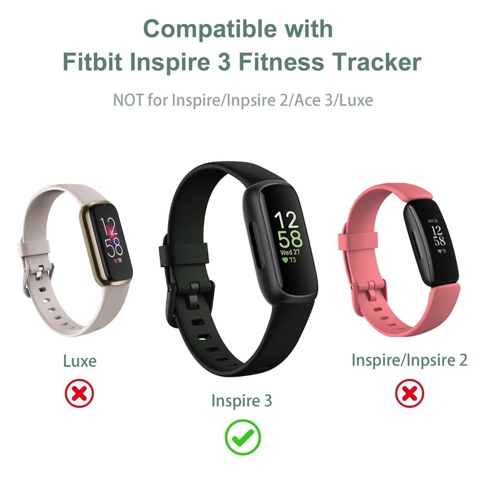Fitbit Inspire 3 Charger Cable 2 Pack 3.3Ft Fast Charging Replacement USB Cable
