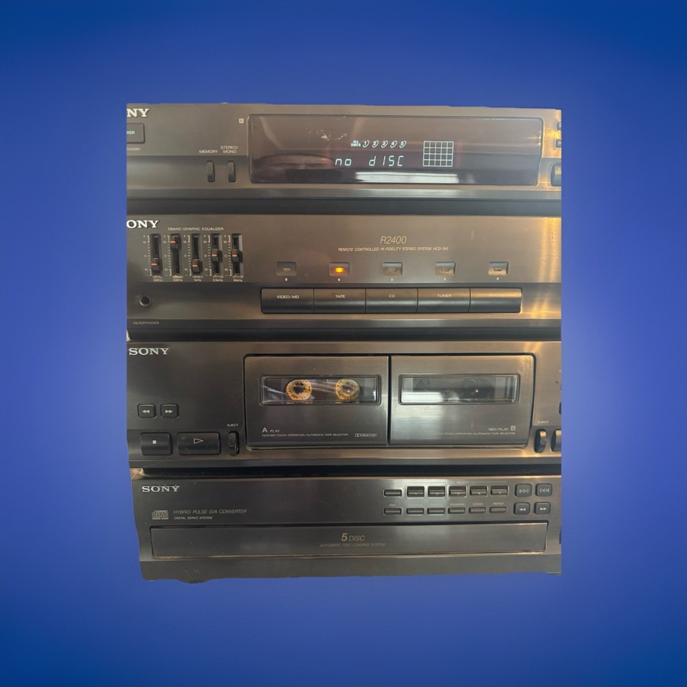 Sony R2400 Stereo System CD & FM Working Cassette Not Working