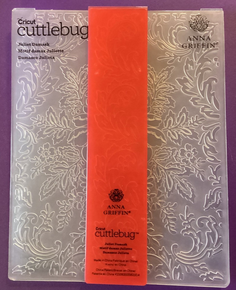 Anna Griffin Juliet Damask Embossing Folder 4x6
