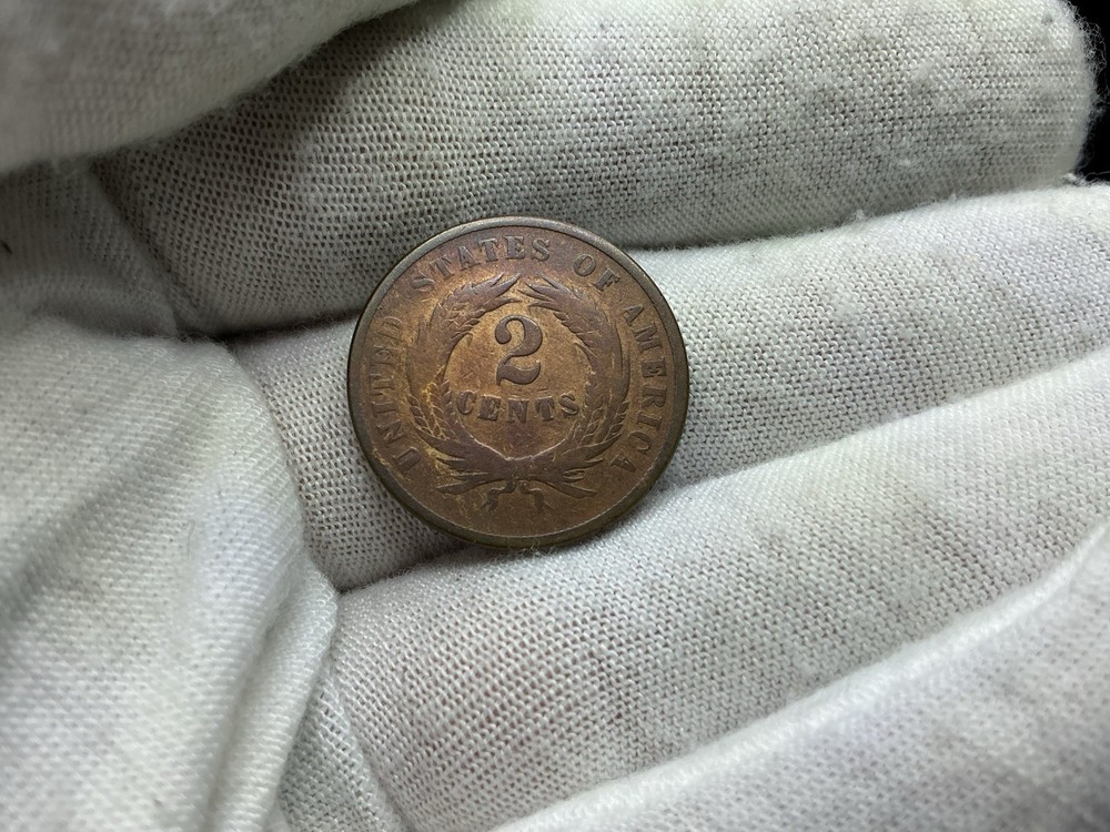 1865 Two Cent Piece (((Free shipping))) K426