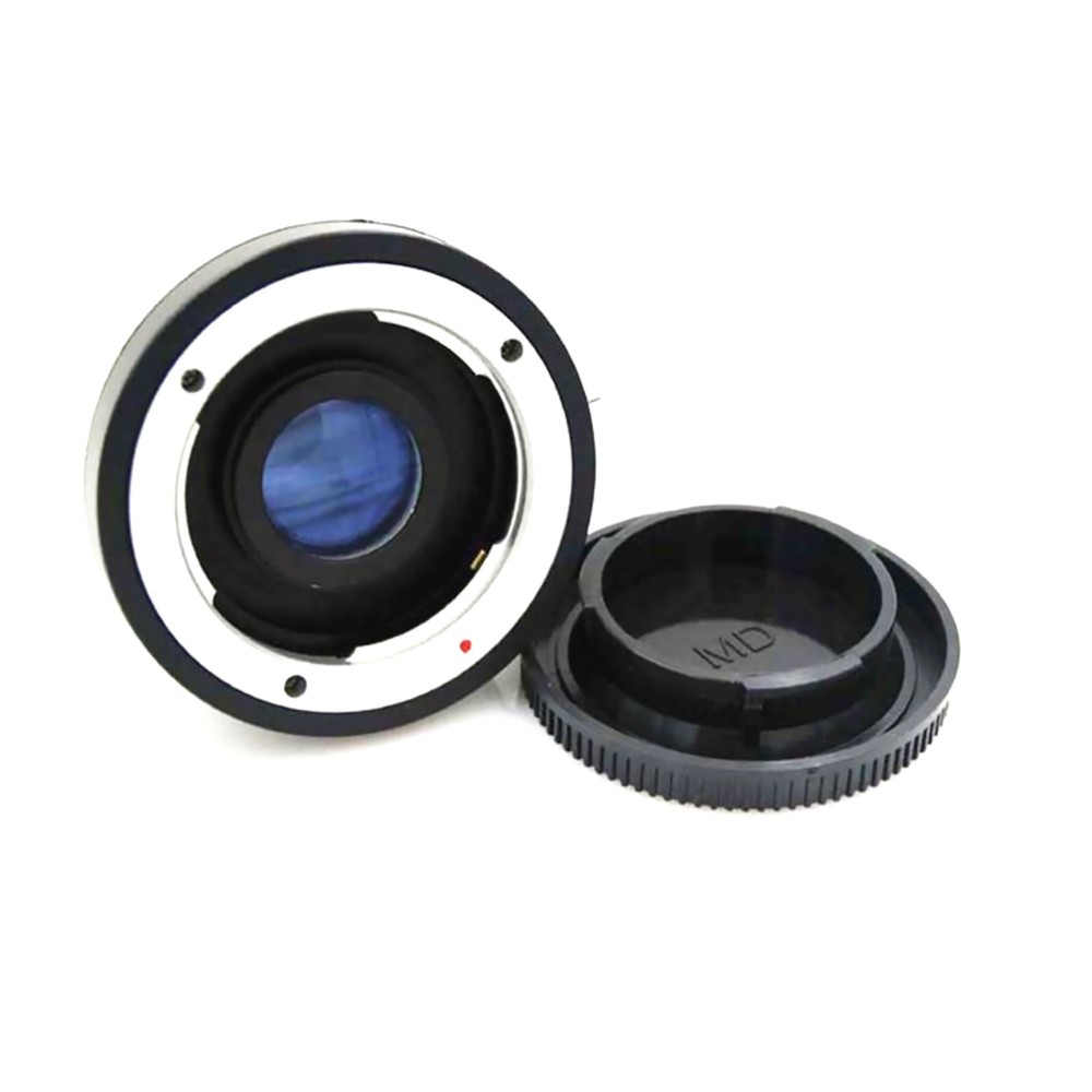 MD-EOS Camera Mount Adapter+Cap For Minolta MD MC Lens to For Canon EOS EF
