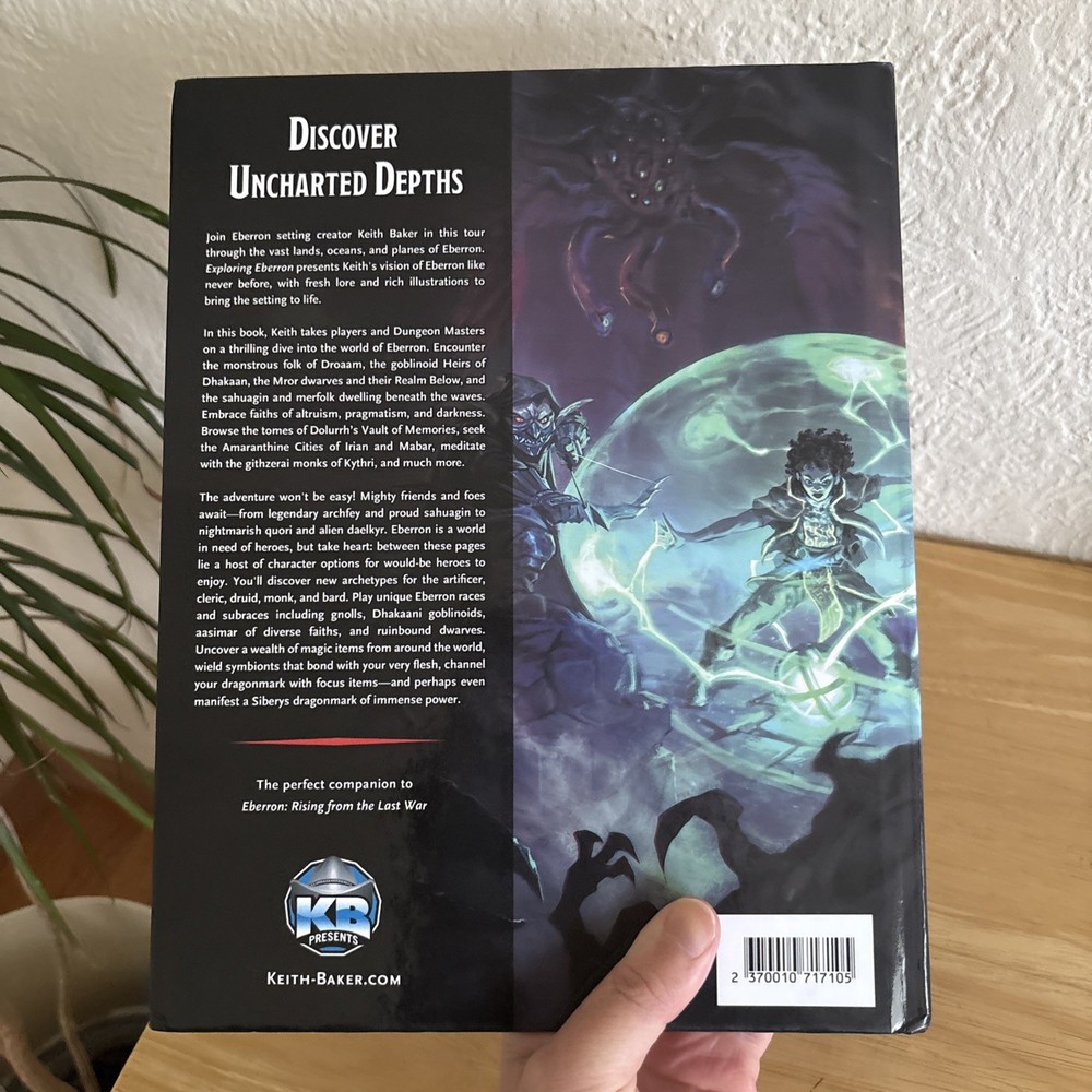 Dungeons and Dragons 5th edition Exploring Eberron by Keith Baker