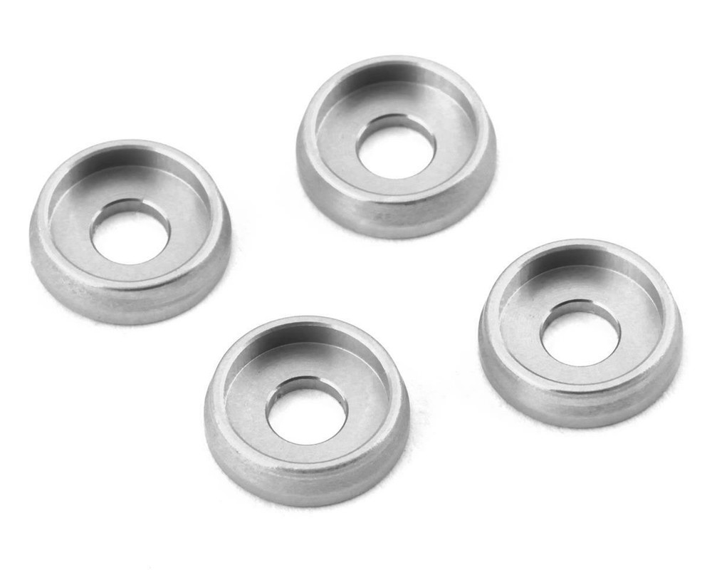 AMR 3mm Screw Washer (Silver) (4) [AMR026]