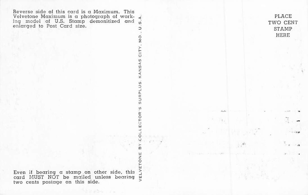 1016 3c RED CROSS - Velvatone Maxicard