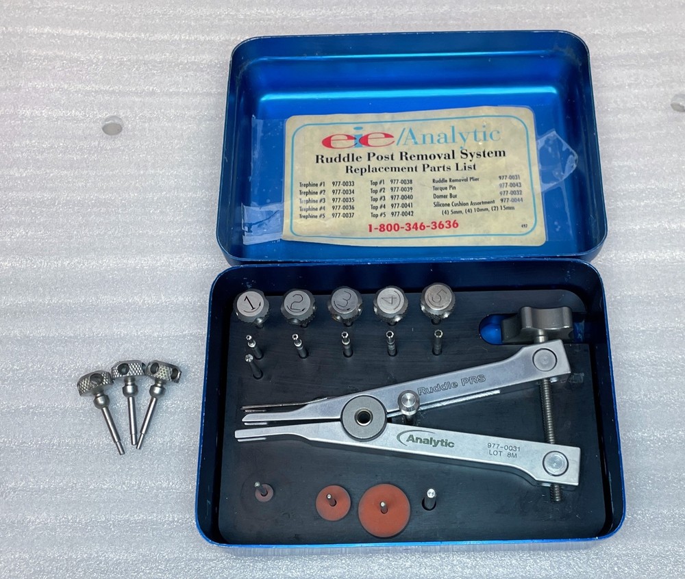 SybronEndo Ruddle Post Removal System Kit ( PRS ) – Used, Good Condition