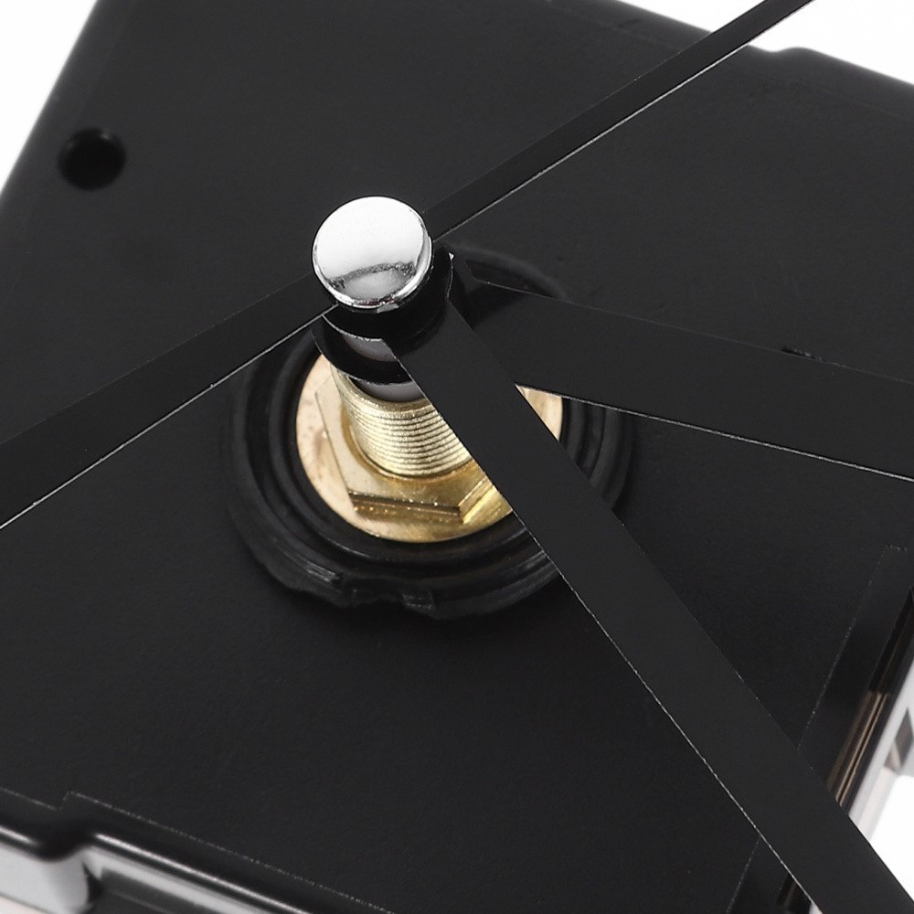 Clock Mechanism Replacement Kit with Mute Movement and Plastic Clock Hands