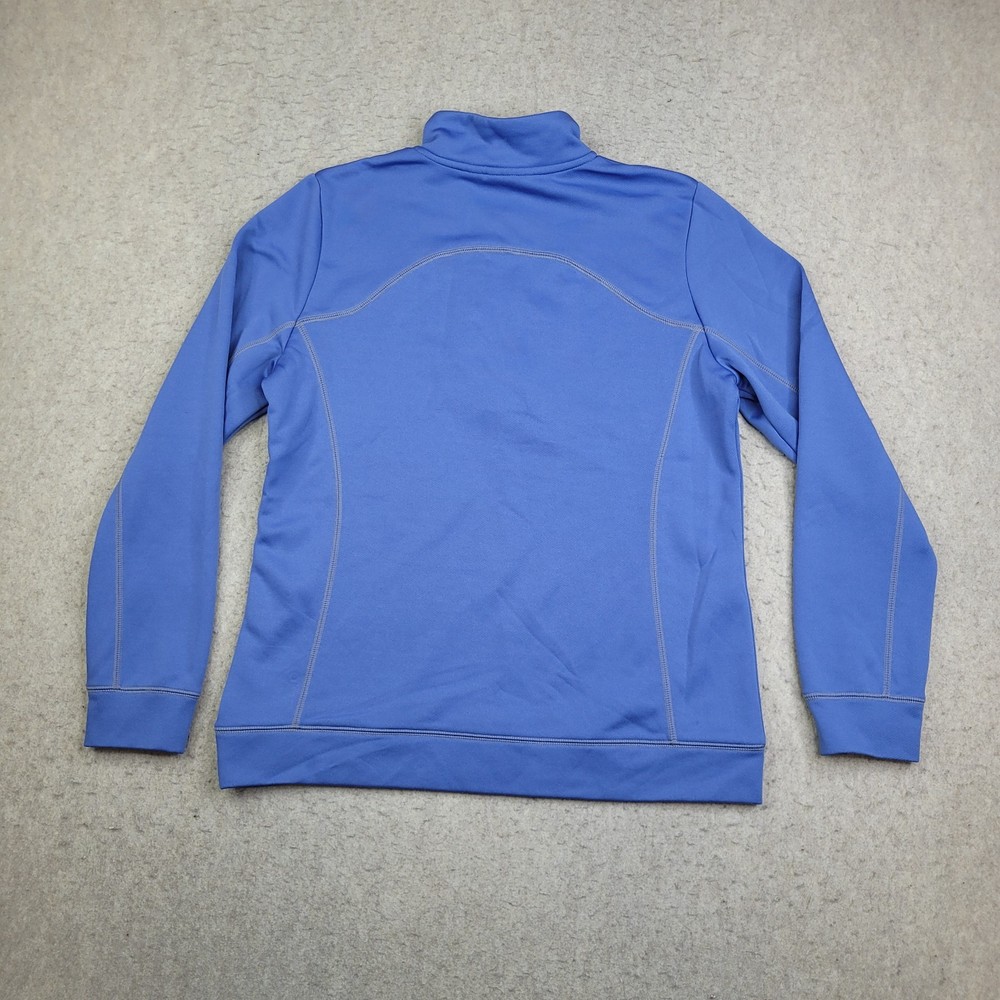 Clique 1/4 Zip Pullover Jacket Mens Medium Blue Mock Neck Golf Performance