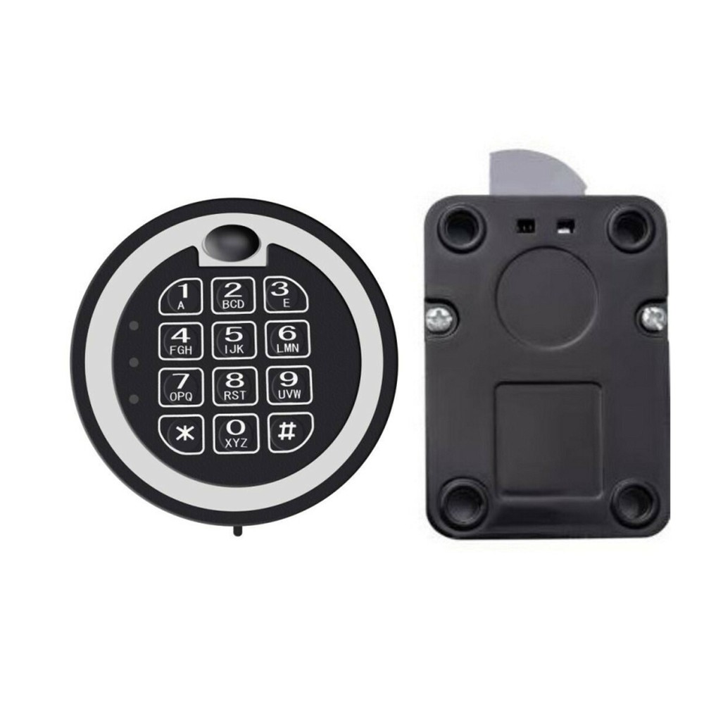 Gun Safe Lock Replacement with Swingbolt Safe Electronic Lock Chrome Keypad DIY