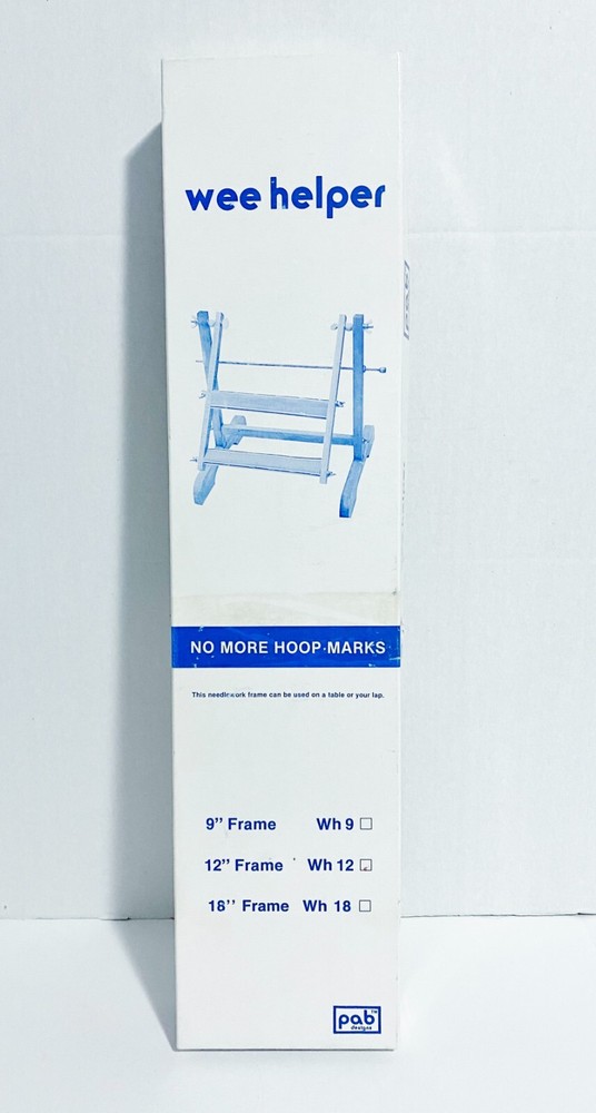 PAB Design WEE HELPER Needlework Frame Holder 12" APPEARS UNUSED Open Box