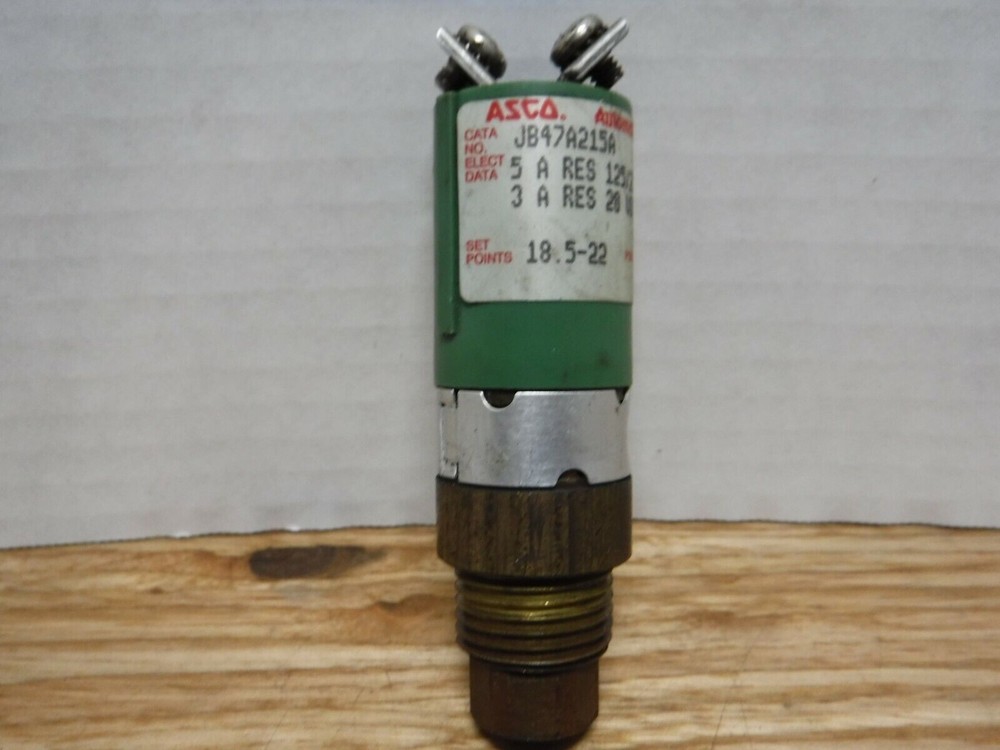 ASCO JB47A215A PRESSURE SWITCH