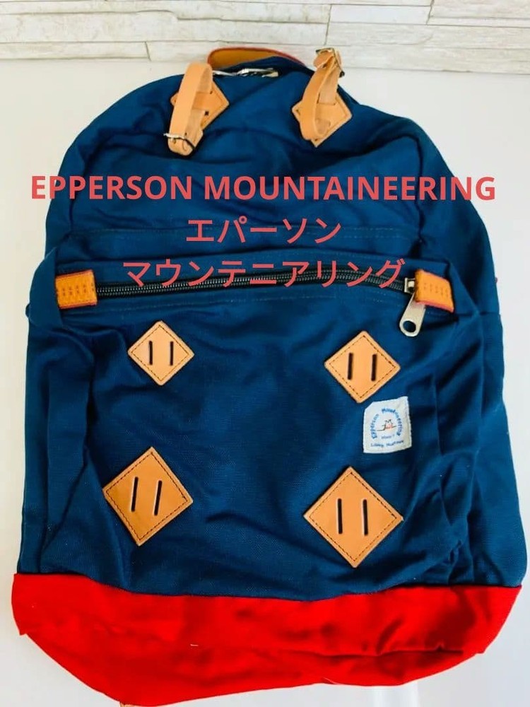 Epperson Mountaineering Navy Red Daypack From Japan